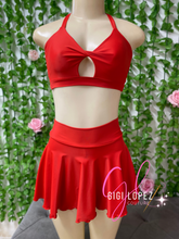 Load image into Gallery viewer, Twist top and skort set