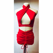 Load image into Gallery viewer, Cross Top and Skirt set